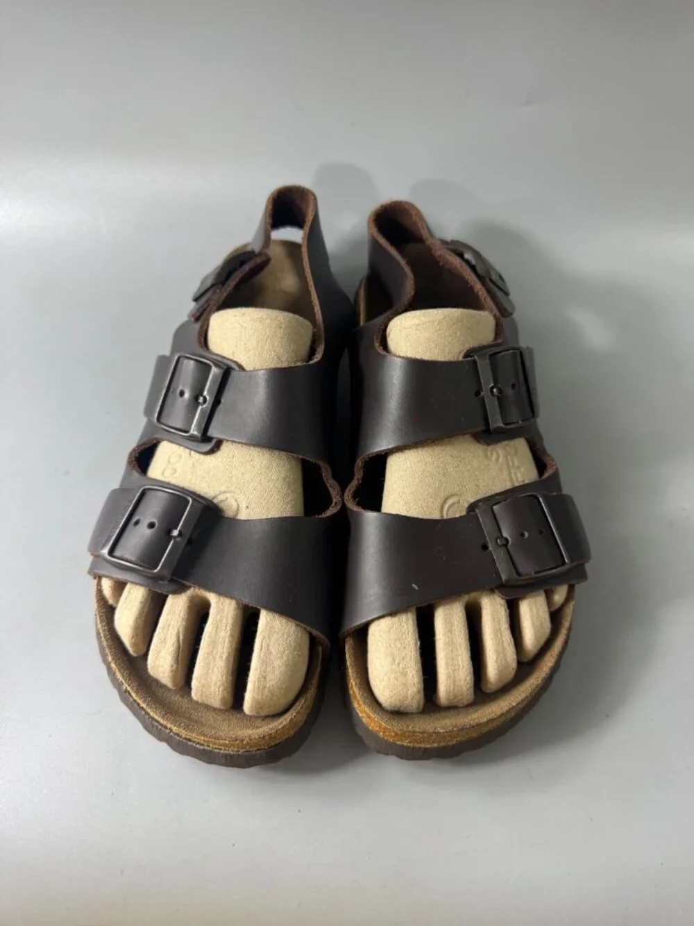 Betula by Birkenstock Milano Oiled Leather Sandals, Size 41